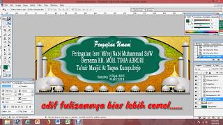 Edit banner pengajian Edit banner pengajian