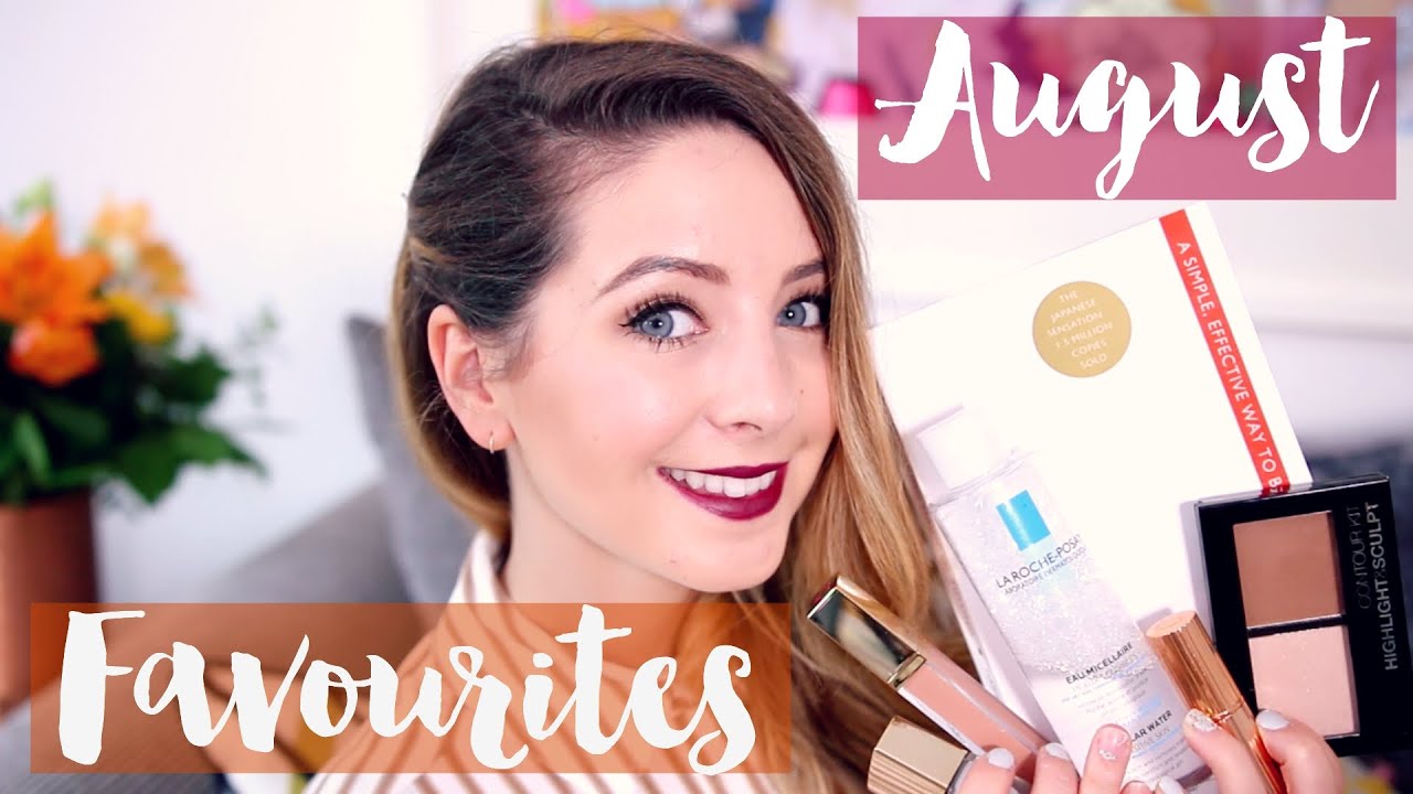 August Favourites Zoella YouTube