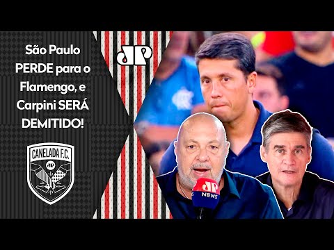 "O Carpini SERÁ DEMITIDO do São Paulo! A diretoria já..." DERROTA pro Flamengo AGRAVA CRISE no SPFC!