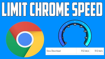 How To Limit Your Download and Upload Speed In Google Chrome ✔️