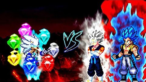 Sonic Chaos V4 JVL OP (all form) VS Gogeta V3.5 OP (all form) & Vegito V3 OP (all form) in Mugen