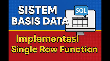 SISTEM BASIS DATA IMPLEMENTASI SINGLE ROW FUNCTION - IRFAN GUNAWAN TIF RM24 A