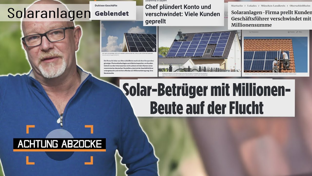 Von nachhaltiger Energie PROFITIEREN? ☀️ Solaranlage wird zum teuren Albtraum | Achtung Abzocke