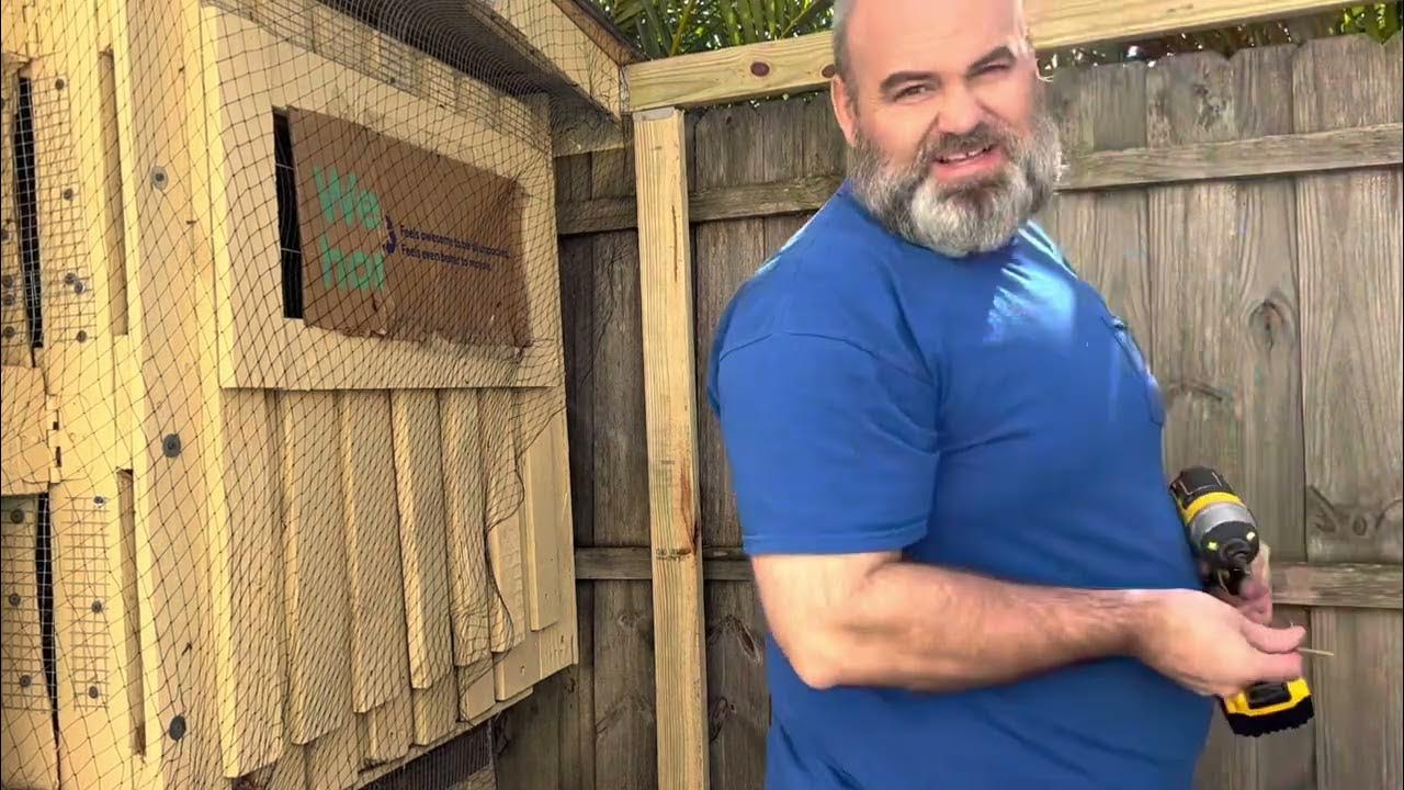 Chicken run expansion project part 2 YouTube