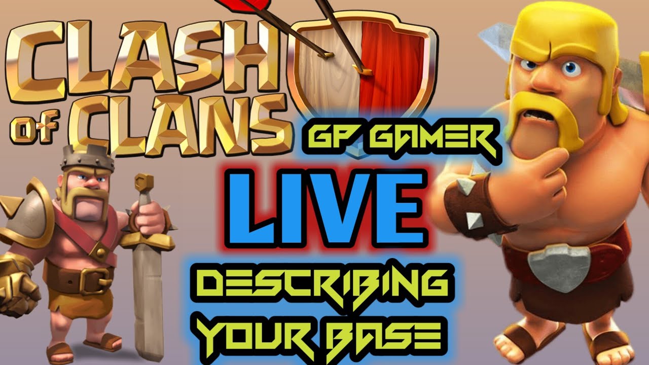 coc live AKA Clash of clans live with GP Gamer [lets do some fun visit] 🔥🔥🔥