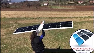 Aereo solare fotovoltaico RC. 600Km di autonomia senza batterie. Monitoraggio terra e mare. by MR WATT S.R.L. 3,015 views 5 years ago 6 minutes, 11 seconds
