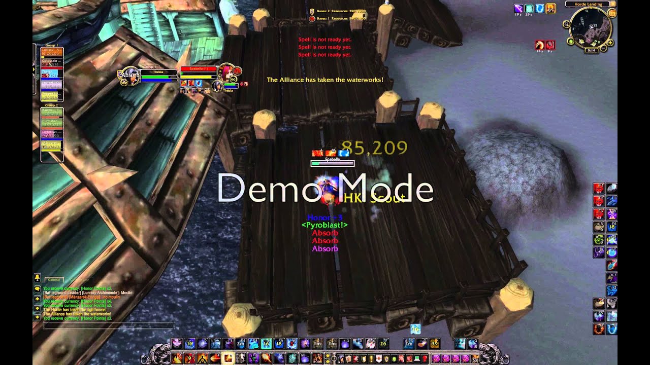 90 Fire Mage PVP destruction