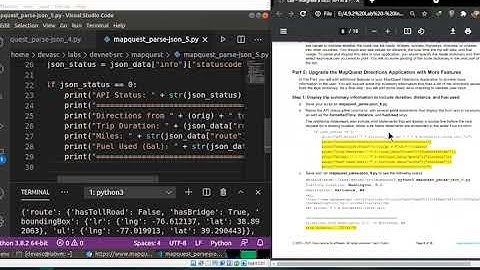 Tutorial 4.9.2 Lab - Integrate a REST API in a Python Application
