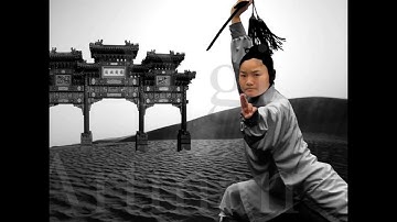 Digital art, photoshop, before & after 7 Wushu series, China Backstage 2010