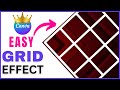 Grid Line Effect in Canva