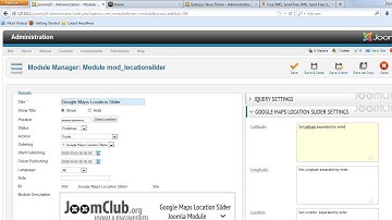 Google Maps Location Slider Joomla Module