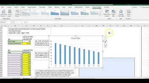Excel Ch 1 Heart rate
