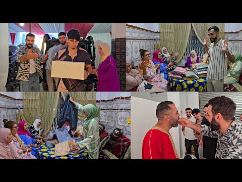 أخيرا تفرقة 24 هدية على نساء العائلة و الحلوة وصلات و الفرحة كملات 