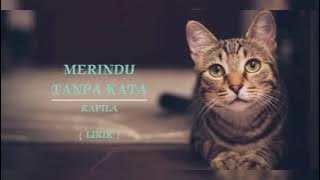 MERINDU TANPA KATA | KAPILLA | LIRIK