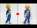【ドラゴンボール】超高級なベジータのフィギュアを筆で塗ってみた結果...【SMSP】 #Shorts