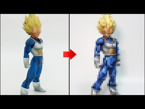 ドラゴンボール 超高級なベジータのフィギュアを筆で塗ってみた結果 Smsp Shorts Youtube