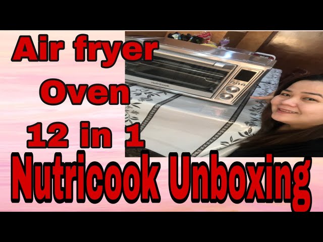 Unboxing Nutricook Air fryer Oven by Nutribullet #airfryeroven 