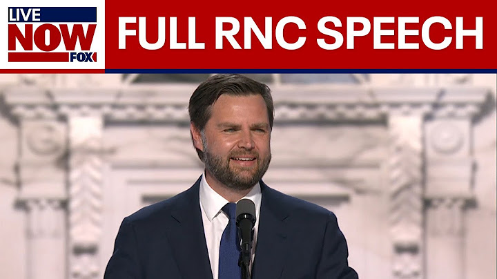 Trump Ticket: JD Vance accepts VP nomination at RNC | LiveNOW from FOX