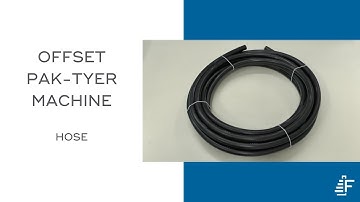 Hose Bundling Pak Tyer Offset 6 Tying Machine