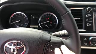 How to Reset the Maintenance Required Light on a 2019 Toyota Highlander