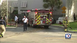 Several people displaced following residential fire in Pembroke Pines