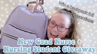 NURSING STUDENT + NEW GRAD NURSE GIVEAWAY✨ | all the essentials + celebrating my nurse birthday!! by Erica Guimbarda 319 views 1 year ago 9 minutes, 36 seconds