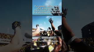 College Football 25 - Edit 4K Presets In Bio