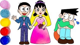 Draw Nobita and Shizuka screenshot 1