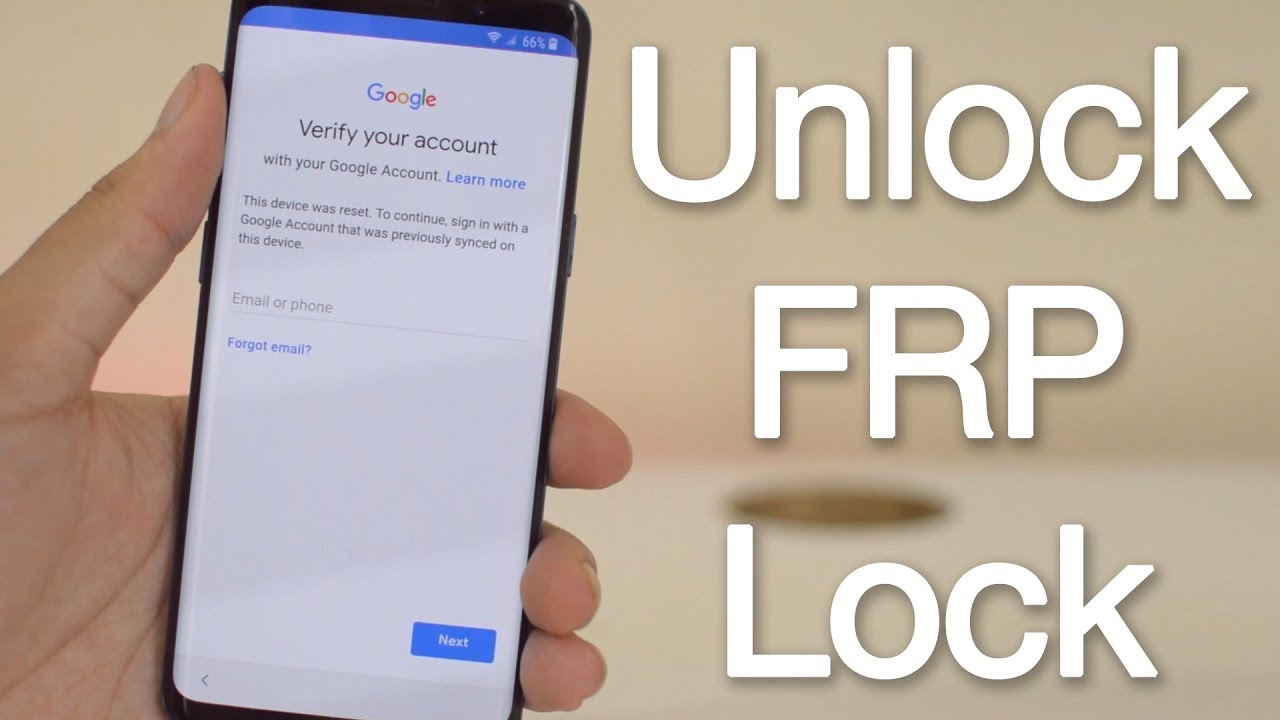 Unlock FRP Lock - Remove Google Lock on Samsung, LG, HTC, Alcatel