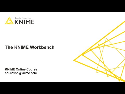 the knime workbench