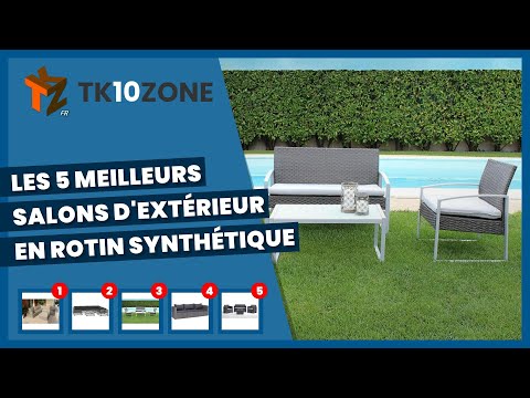 Les 5 meilleurs salons d&rsquo;extérieur en rotin synthétique