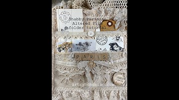 Shabby Parisian Altered File Folder Tutorial