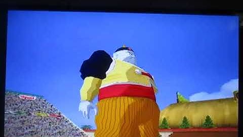 Dragon Ball Z Budokai(Gamecube)-Android 19 vs Nappa
