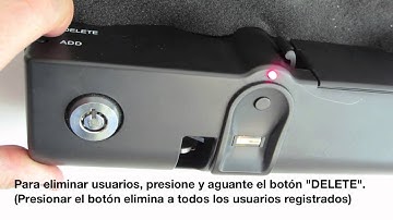 Portable Fingerprint Safe Box (Spanish)