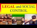 Legal and social control  sociology