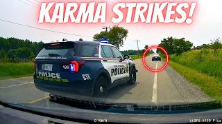 Tesla Overtakes on a Solid Line... Right Past a Cop! -  Driving fails - learn how to drive #1576