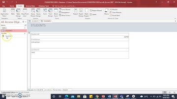 Creating Forms Using the Form Wizard in Microsoft Access