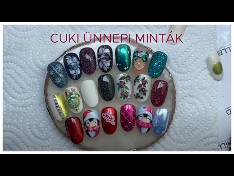 Ünnepi Nails Premier - cuki ünnepi minták Bedő Babettől