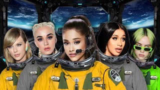 Celebrities On A Spaceship