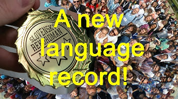 How many languages spoken?  A Slovak record!