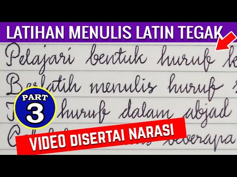 LATIHAN MENULIS LATIN