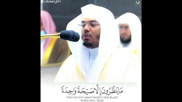 سورة يس (٤٨ إلى ٥٠) تلاوة خاشعة د.ياسر الدوسري
