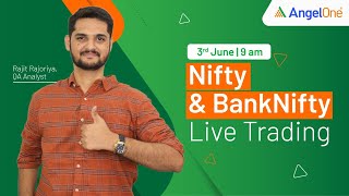 [LIVE TRADING]  Watch Nifty and BankNifty Live Trading | 3rd June 2024 | Angel One