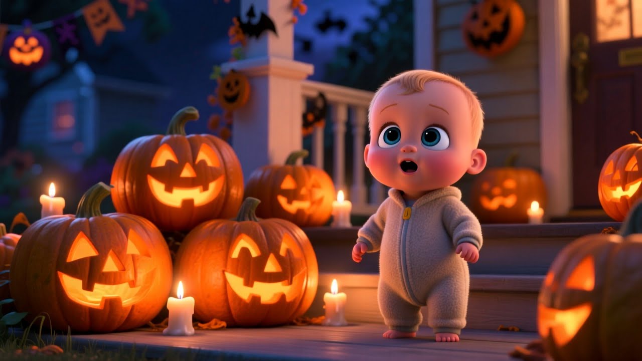 Pumpkin Party on Halloween 🎃 | Fun Halloween Song for Kids | Spooky Playful Rhyme