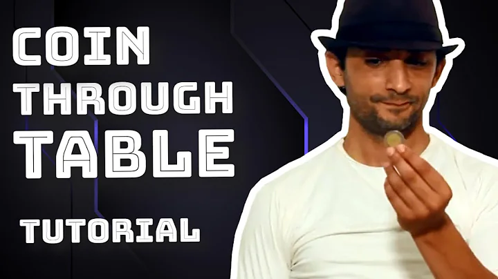 Coin Through Table Magic Trick Revealed | Easy Step-by-Step Tutorial 💥