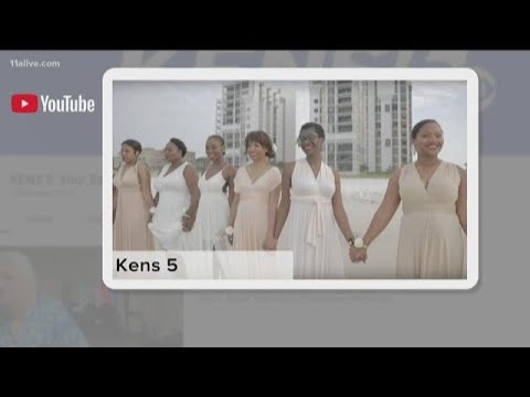 Bride goes viral for having 34 bridesmaids