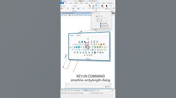 Placing an Arc by Length and Radius using Smartline #microstation #tutorial