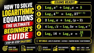 How to Solve Logarithmic Equations: The Ultimate Beginner's Guide #math