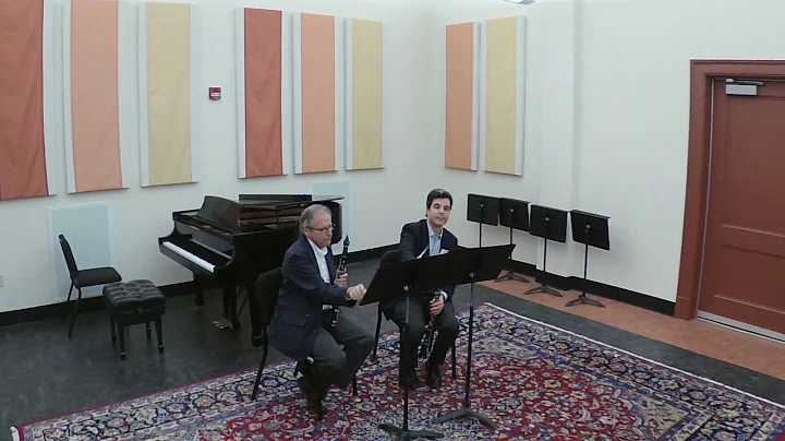 Poulenc Sonata for Two Clarinets