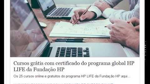Curso gratuito com certificado - TI para o sucesso nos negócios   da Fundação HP